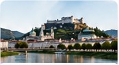Salzburg city view